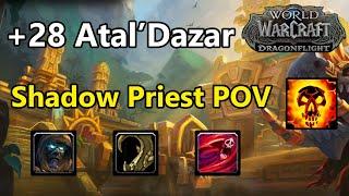 Shadow Priest +28 Atal'Dazar | WoW Dragonflight Season 3 Mythic Plus