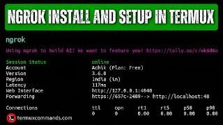 How to install Ngrok in Termux (No Root) 2025