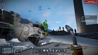I love nothing more than a good crash [Space Engineers]