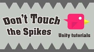 Unity tutorials for beginners | Don't Touch the Spike | unity 2d tutorials