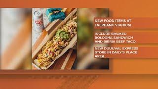 More than 15 new food items available at EverBank Stadium