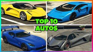 Die TOP 10 SCHNELLSTEN Autos in GTA 5 ONLINE in 2025️Das beste Auto! Supersport und Sportwagen!