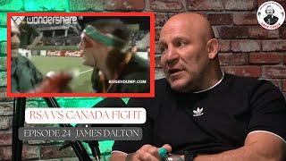 James Dalton Reacts to South Africa vs Canada Rugby Fight In 1995 Rugby World Cup