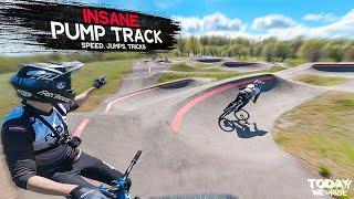 ►INSANE PUMP TRACK on MOUNATIN BIKE + GoPro POV◄ [ Today We Ride ]