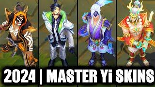 ALL MASTER Yi SKINS SPOTLIGHT 2024 | League of Legends