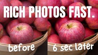 Edit RICH photos FAST! [Fujifilm jpeg colors showcased]