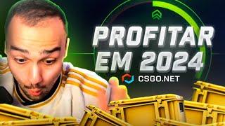 ESTRÁTEGIA MUITO BOA para PROFITAR no CSGO.NET ( versão 2024 )