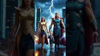 Thor and Batman Family️ #marvel #superhero #thor #batman
