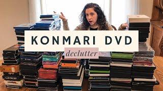 Konmari DVD & CD Declutter  | Let’s chat about the struggle | Husband helps | Motivation | Ep. 3