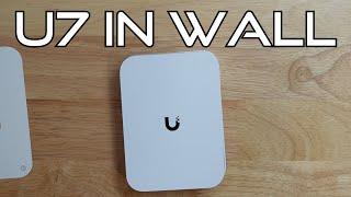 Ubiquiti U7 In-Wall: Wi-Fi 7 Sleek, Fast, and Perfect for Any Smaller Sized Room (Conference/Hotel)