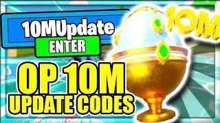 ALL NEW *10M PET* UPDATE CODES! Clicking Champions Roblox