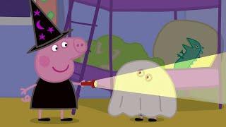 The Halloween Power Cut!  | Peppa Pig Tales