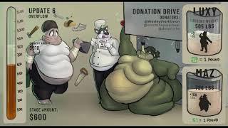 Fat furs [14] / Mazaku / Donation drive /Weight gain comics