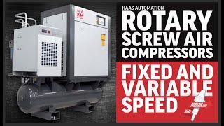 Haas' New Rotary Screw Air Compressors - Haas Automation, Inc.