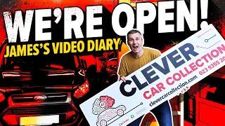 We're OPEN – but can we sell any cars? | James' Video Diary | The Car Dealership Project Ep.24