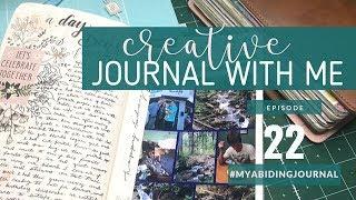 CREATIVE JOURNALING SESSION | Journal With Me 22 Traveler's Notebook #MyAbidingJournal