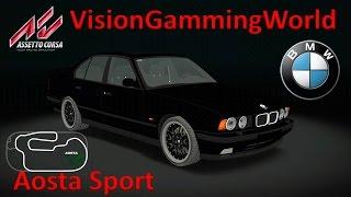 600Hp BMW M5 E34 Turbo + Aosta Sport on Assetto Corsa T500rs