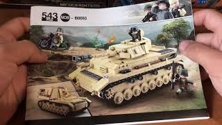 Обзор танка Pz 4 от Sluban! // Обзор набора // Review of the Pz 4 tank from Sluban // Lego tank