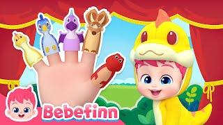 Dino Finger Family | EP120 | Bebefinn Nursery Rhymes for Kids