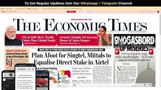 19 November 2024 | The Economic Times Newspaper | Daily Finance & Business News Analysis