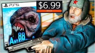 Why are phone games sold on the PlayStation Store?