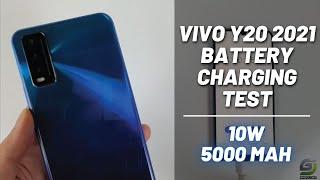 Vivo Y20 2021 Battery Charging test 0% to 100% | 10W charger 5000 mAh