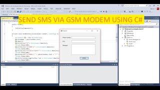 C# - Send SMS using GSM MODEM