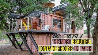 The Most Beautiful Container House on Earth. A Casa Suspensa Container House – Brazil