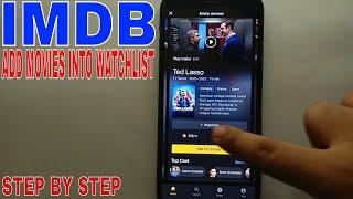   How To Add Movies Into Watchlist On IMDb 