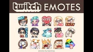 How to make your first Twitch Emotes *BEGINNER'S METHOD*