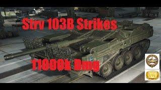 world of tanks - Strv103b epic game 11900 dmg