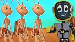 The Ants Go Marching  | Nursery Rhymes & Kids Songs | Robogenie