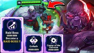 When Sion gets Goliath and Raid Boss he becomes a Colossal Titan (PERFECT AUGMENTS)