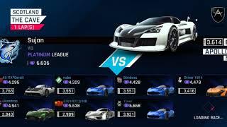 Asphalt 9 playing multiplayer with Apollo N 