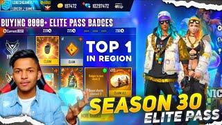 Buying 10,000++ Badges In Season 30 Elite Pass And I Got 500 Magic Cube Create Garena Free Fire 2020