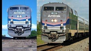 Fast Amtrak 184 Runs Over Camera!