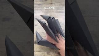 ORIGAMI CLAWS EASY ORIGAMI WORLD TUTORIAL HALLOWEEN CRAFT | HOW TO MAKE DRAGON CLAWS HALLOWEEN ART