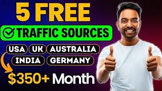 5 FREE Traffic Sources With Millions Of Visits Every Month 2024!