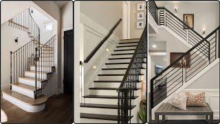 Latest 100+Modern Metal Staircase Railing Ideas 2024