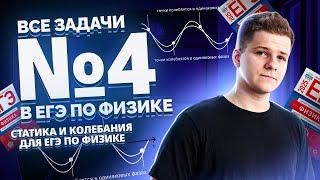 Все типы 4 задание статика и колебания | Физика ЕГЭ 2025