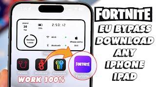 Fortnite Not in EU? How to Install Fortnite on ANY iPhone With Sideload Method | EU Bypass