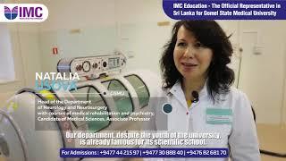 Gomel State Medical University Belarus- IMC The Official Representative in Sri Lanka for Admissions