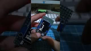 Esp32 Oled SH1106 snowfake.