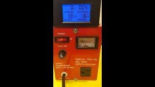PZEM-021 digital Volt Amp Watt meter on a Variac with 'zero' modification