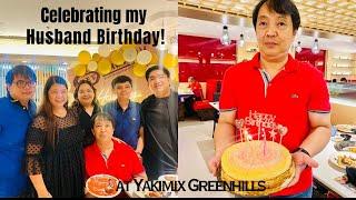 Yakimix Greenhills, celebrating my husband birthday.