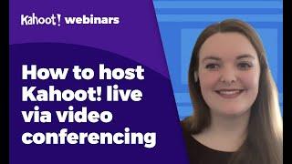 Business webinar: How to host Kahoot! live via videoconferencing