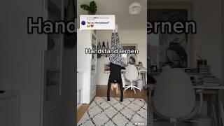 Handstand lernen Tutorial #turnen lernen Anfänger