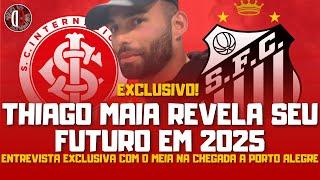  EXCLUSIVO  THIAGO MAIA QUEBRA SILÊNCIO | JOGADOR REVELA PRÓXIMOS PASSOS NA CHEGADA A PORTO ALEGRE