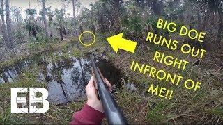 Florida Dog Hunting  - Close Up with Deer