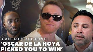 CANELO ‘SHOCK REACTION’ TO OSCAR DE LA HOYA PICKING HIM TO BEAT TERENCE CRAWFORD | RYAN GARCIA